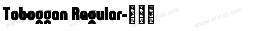 Toboggan Regular字体转换